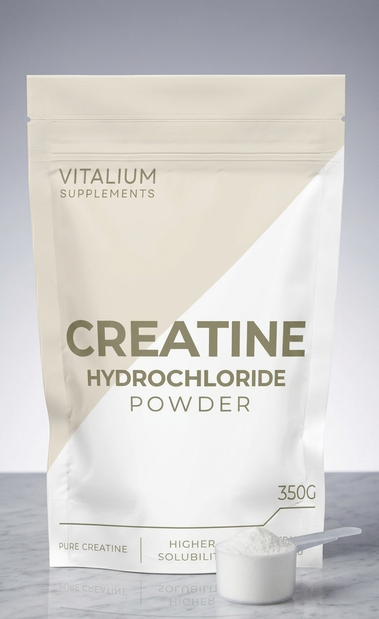 Creatine HCl Powder by Vitalium Supplements lifestyle shot