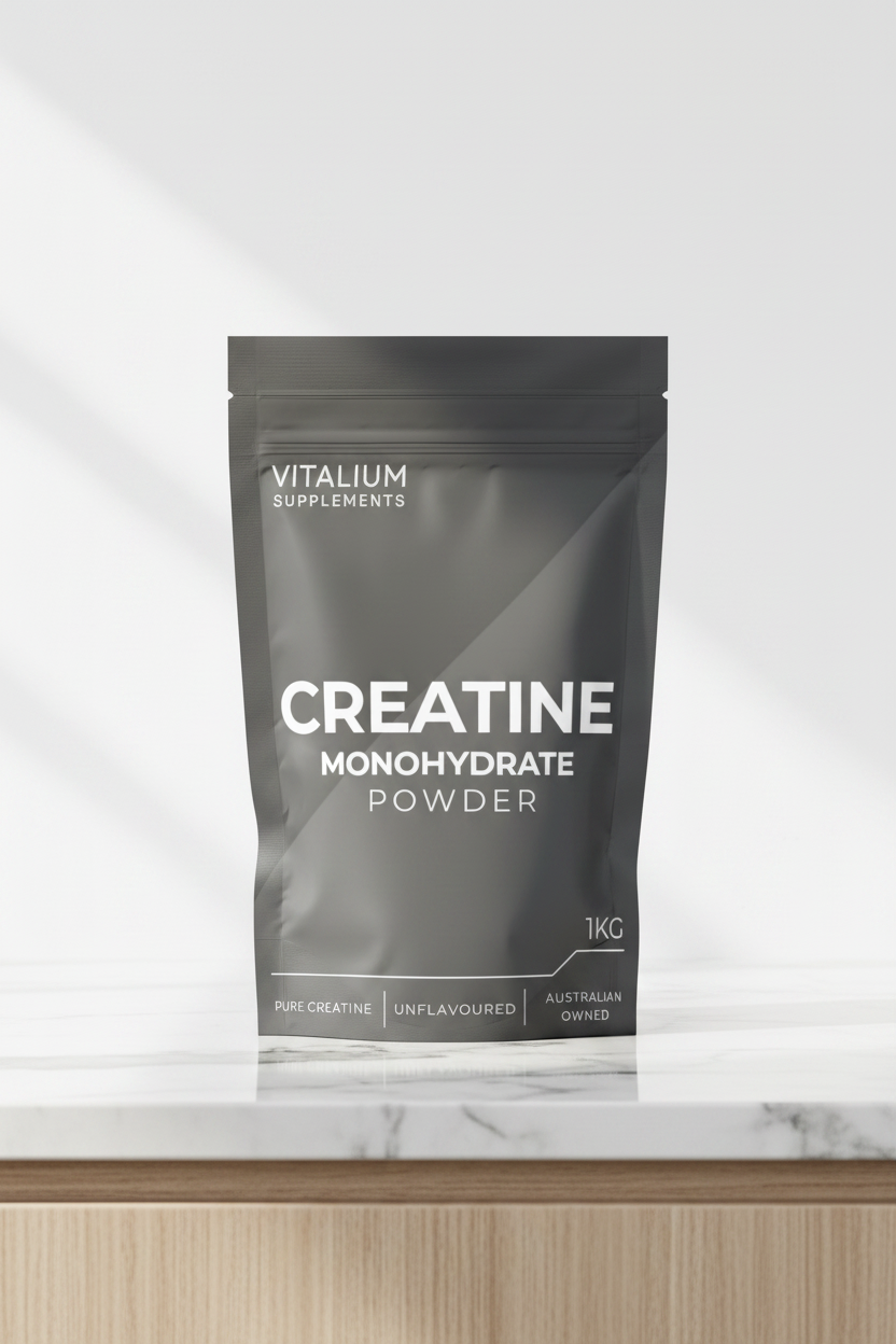 Vitalium Supplements Creatine Monohydrate Powder – Unflavoured